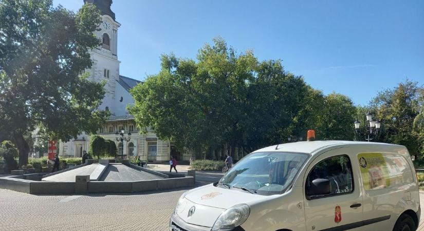 Kecskeméten megkezdődött a szökőkutak téliesítése
