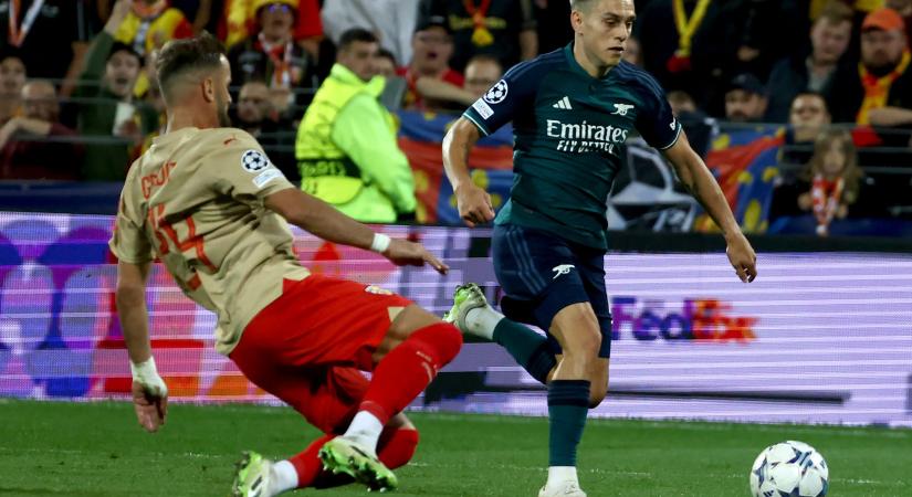 Váratlan vereséget szenvedett az Arsenal a Bajnokok Ligájában