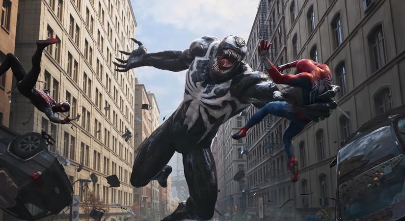 Pókemberék zúznak Venommal a Spider-Man 2 új trailerében