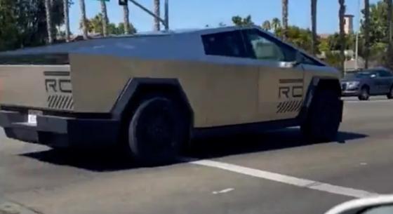 Nem nagyon lesz érdemes kiállni gyorsulni a Tesla Cybertruck ellen sem – videó