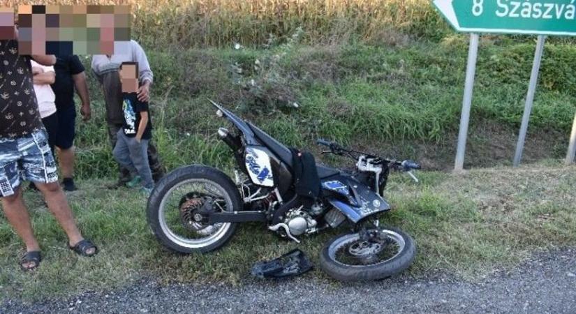 Nem adott elsőbbséget, a vétlen motoros járt pórul