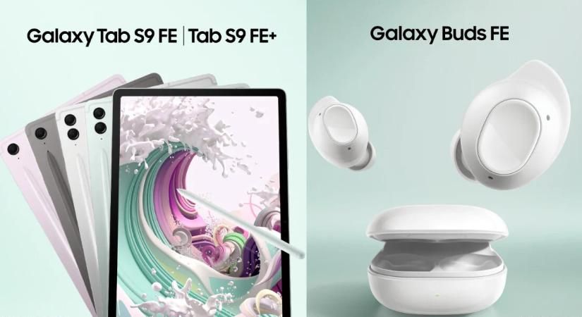 Befutott a Samsung Galaxy Tab S9 FE széria és a Buds FE is