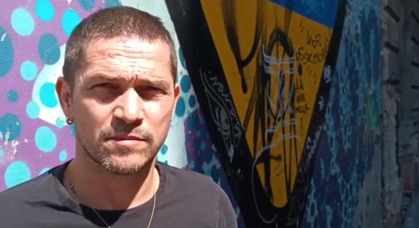 Az ukrán hadsereg fegyveres támogatása mellett kampányol Nagy Zsolt színész