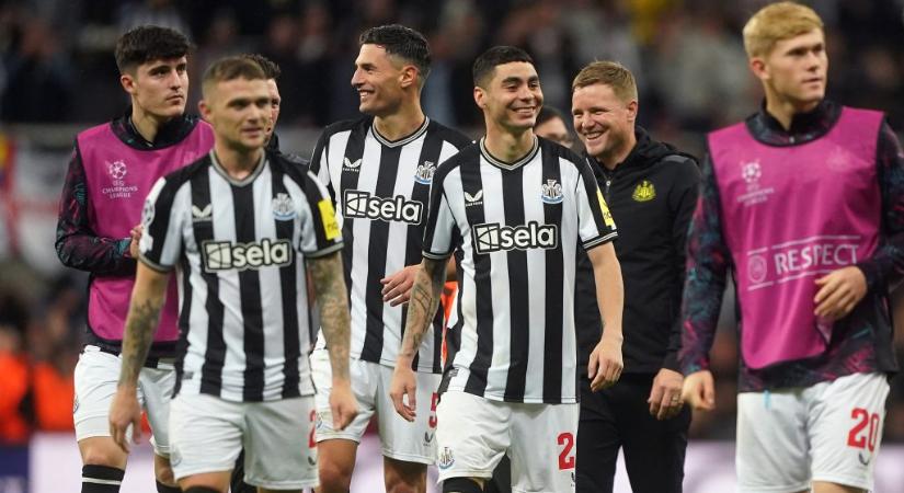 Története legnagyobb győzelmét aratta a Newcastle United a BL-ben