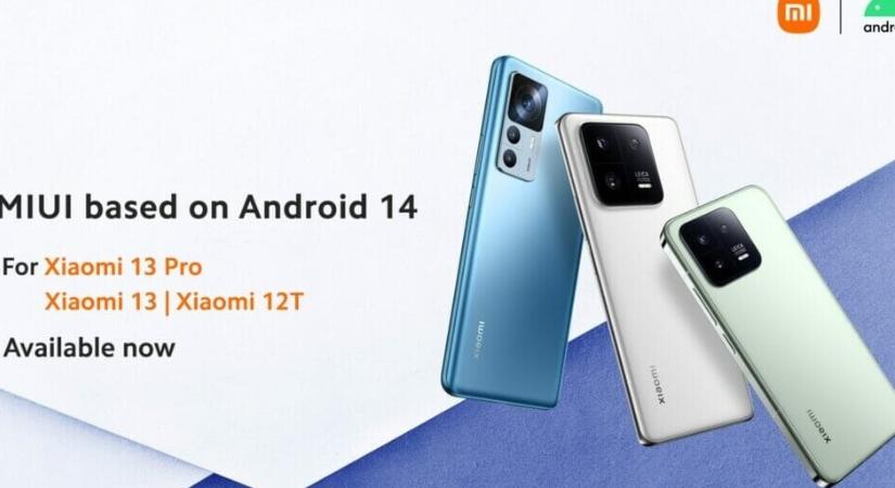 Több Xiaomi már Android 14-re váltott