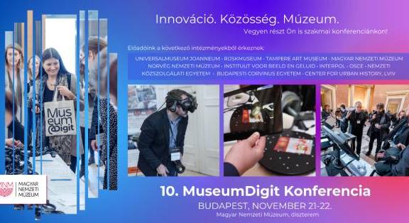 A MuseumDigit idén is vár! – 2023. november 21-22.