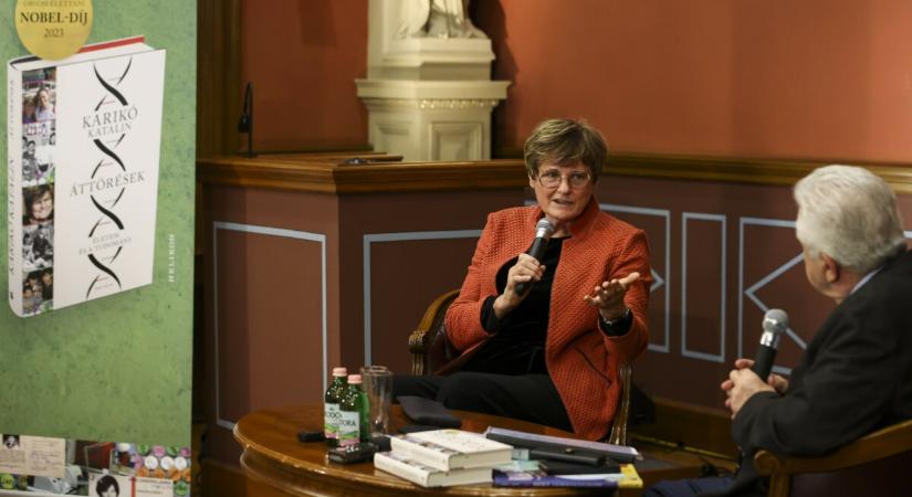 „Az eszbékás, aki a legmesszebb ugrott” – bemutatták Karikó Katalin önéletrajzi könyvét