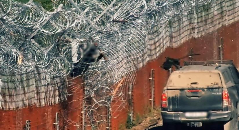 Egyre durvábbak a migránsok a déli határnál - videó