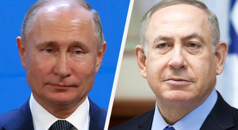 A palesztin-izraeli konfliktus kiéleződéséről tárgyalt Putyin és Netanjahu