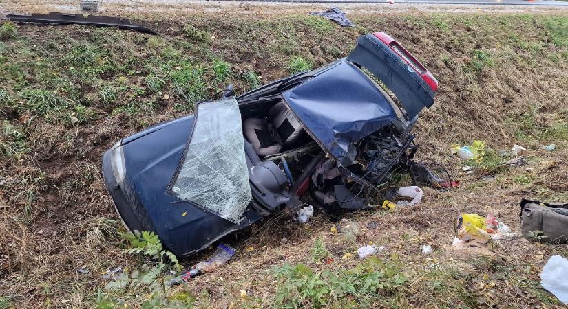 Halálos baleset történt Heves és Tenk között a 31-es főúton