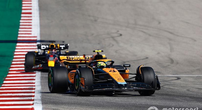 Norris elmondta, miért nem tudta a McLaren legyőzni a Mercedest és a Red Bullt az Amerikai Nagydíjon
