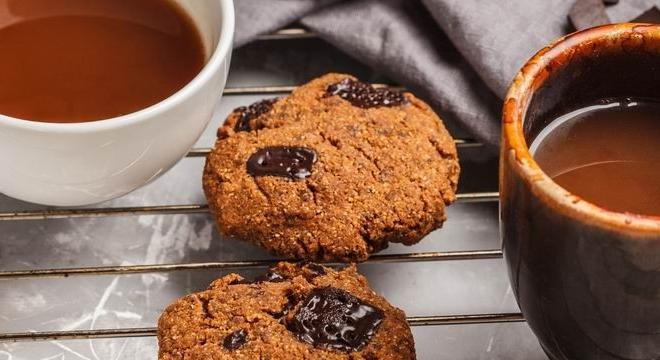 Omlós csokis cookie egészségesen, csicseriborsóból