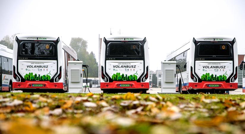 Húsz új elektromos autóbusz érkezhet a Volánbuszhoz jövőre