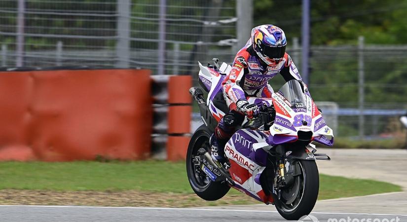 MotoGP: Martin a leggyorsabb a szabadedzéseken Thaiföldön, Bagnaia is a Q2-ben