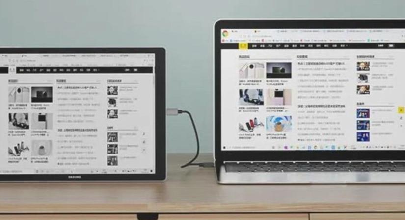 Monitorként is használható az e-ink kijelzős tablet