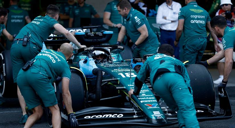 Az Aston Martin szerint "nem tükrözi" valódi formájukat a szabadedzés eredménye