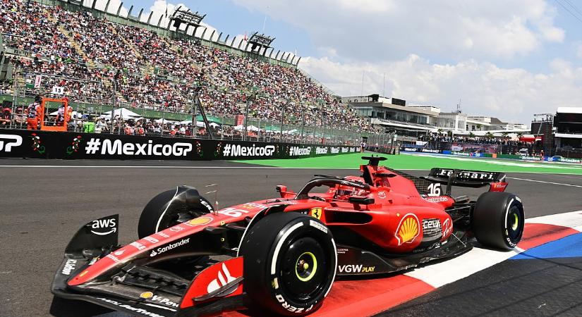Ferrari 1-2 a Mexikói Nagydíj időmérőjén, Verstappen csak a harmadik!