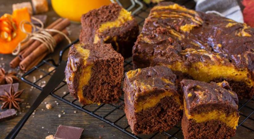 Ellenállhatatlan sütőtökös brownie: fantasztikusan lágy a belseje