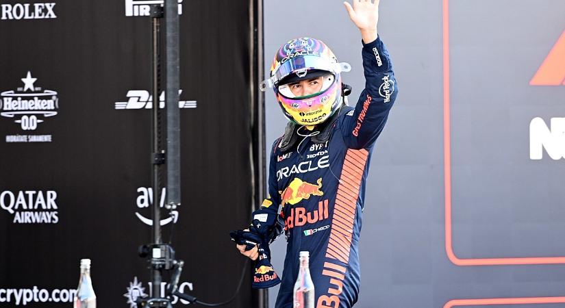 Ricciardo gyorsabb volt nála, de Perezt ez nem izgatja