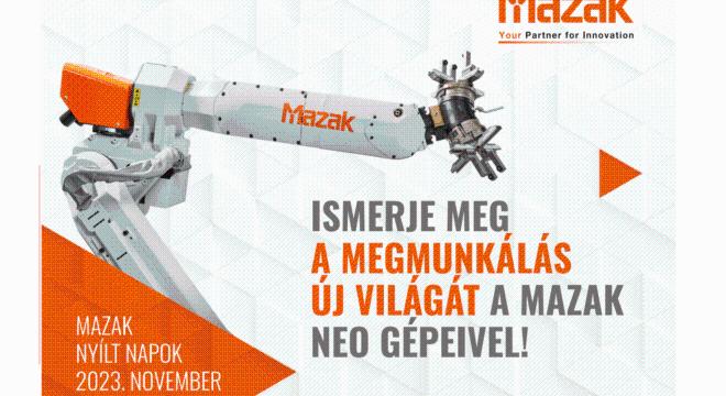 MAZAK NYÍLT NAPOK 2023. november 14-15. (diákoknak 16.)