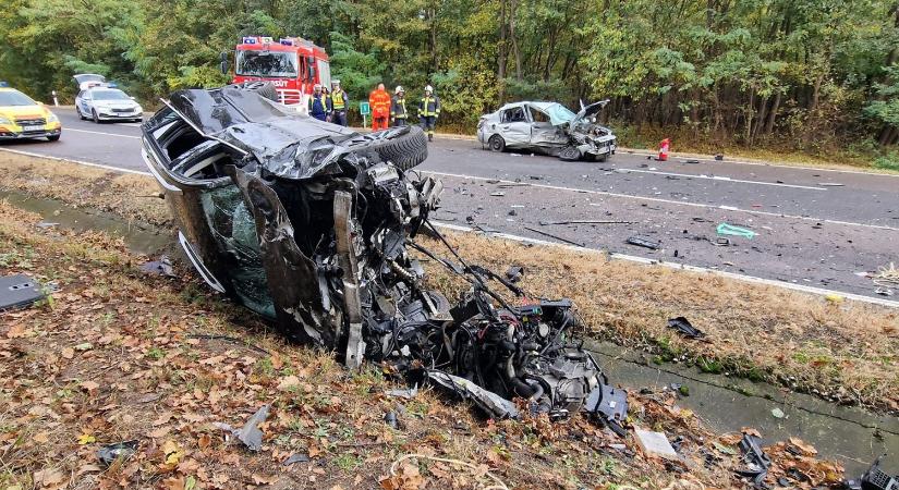 Halálos közlekedési baleset történt a 25-ös főúton, teljes az útzár Eger és Kerecsend között