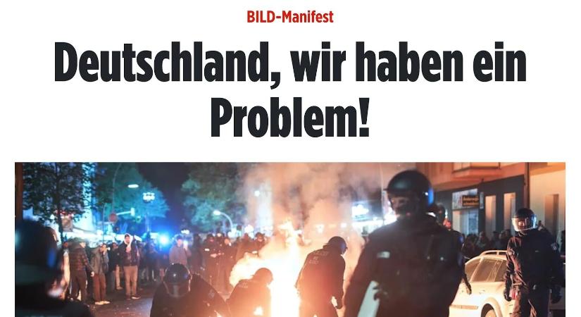 Bátor kiáltványt tett közzé a Bild: „Németország, van egy problémánk!”