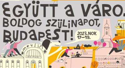 Budapest 150 Együtt a város! 2023. Boldog szülinapot, Budapest!