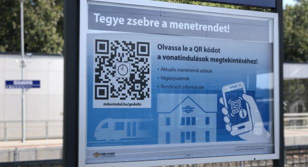 A vasútállomások kijelzőin szereplő adatok már elérhetőek az okostelefonokon is