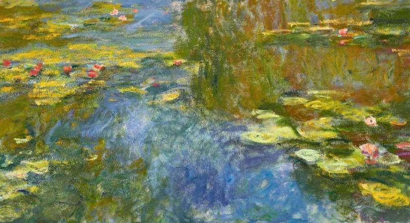 Monet tavirózsás sorozatának egy eddig ki nem állított darabja kerül nyilvánosságra