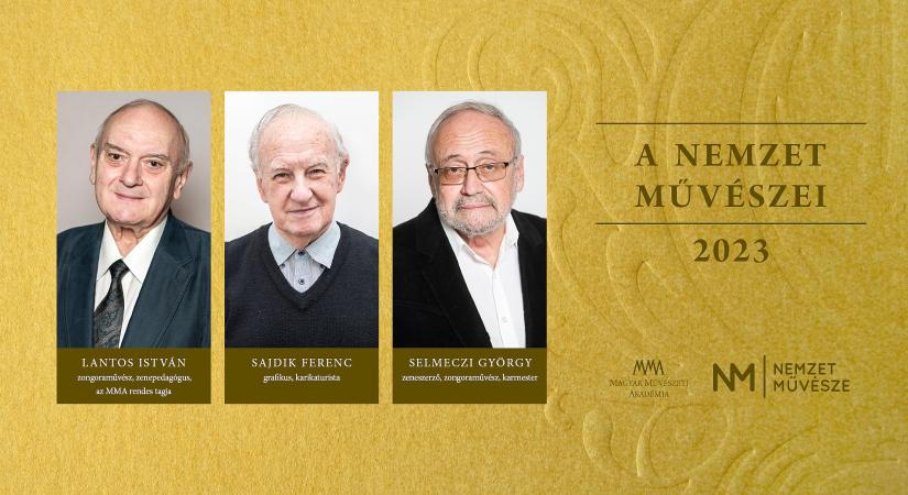 Lantos István, Sajdik Ferenc és Selmeczi György lett a Nemzet Művésze