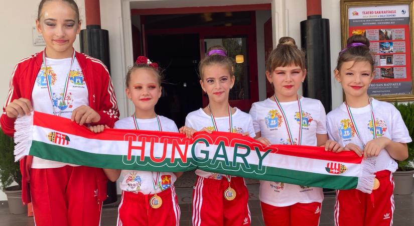 Hétévesen lett világbajnok a boglári tornászlány