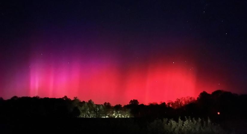 This was the aurora borealis in Pécs!