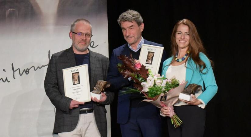 J. Kovács Judit drámapedagógus és Zágoni Balázs író kapta a hatodik alkalommal átadott Janikovszky-díjat