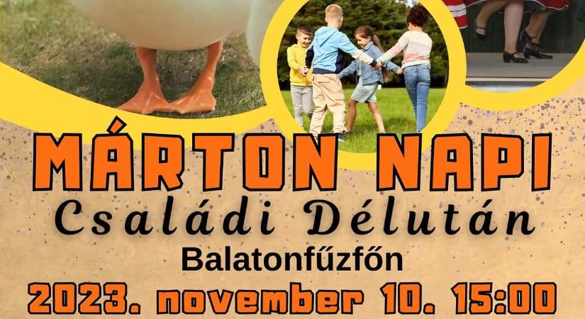 Márton napi családi délután 2023 Balatonfűzfő