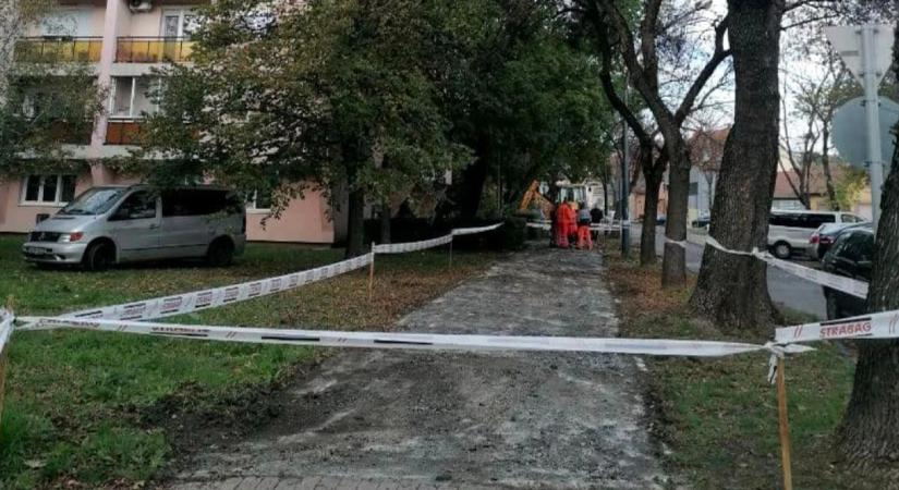 Járdaszakasz újul meg a Kertész úton