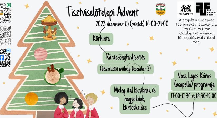 Tisztviselőtelepi Advent 2023 Budapest