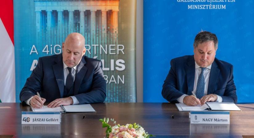 Szándéknyilatkozatot írt alá a 4iG és a magyar kormány
