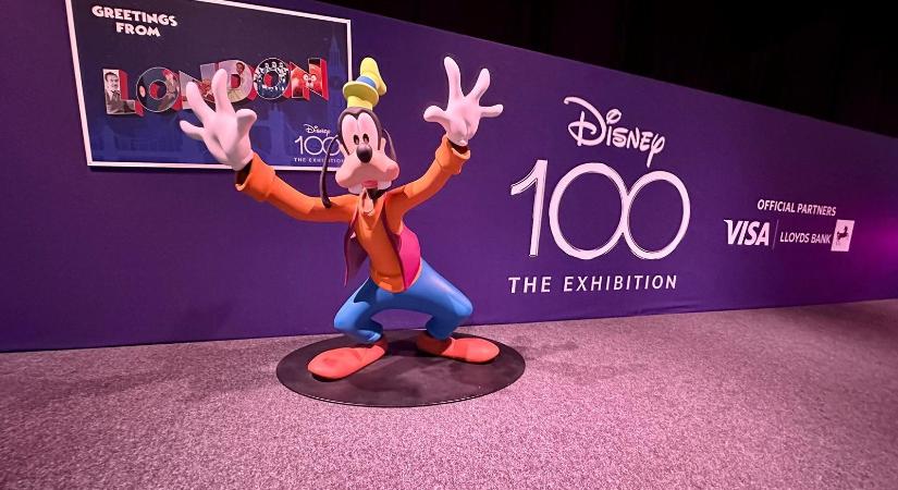 Disney 100 kiállítás Londonban