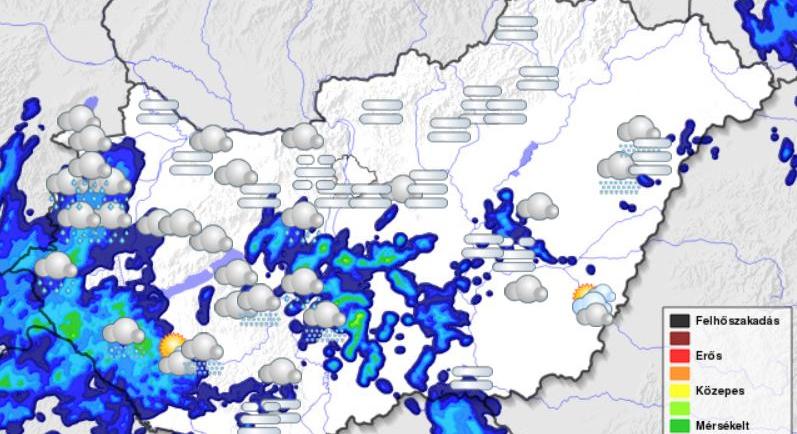 Esős, szürke szombatunk lesz, vasárnap már jobb idő várható