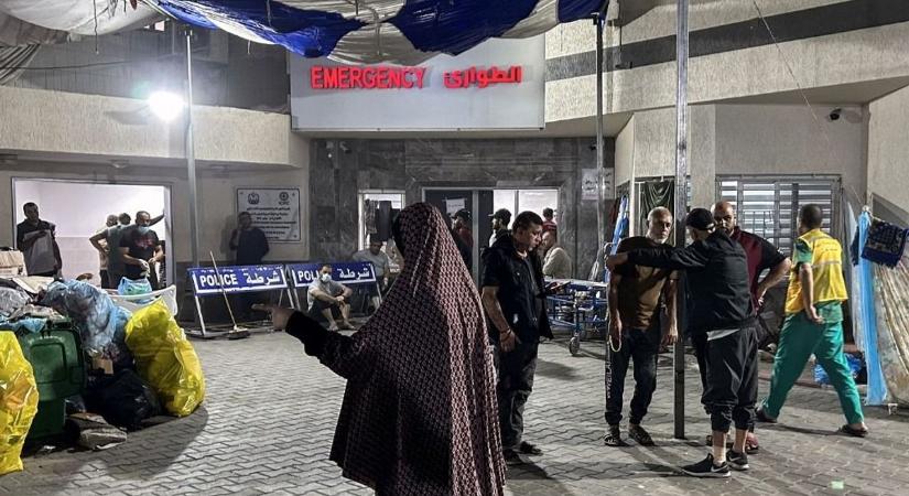 Leállt a legnagyobb gázai kórház - ezrek élete került veszélybe