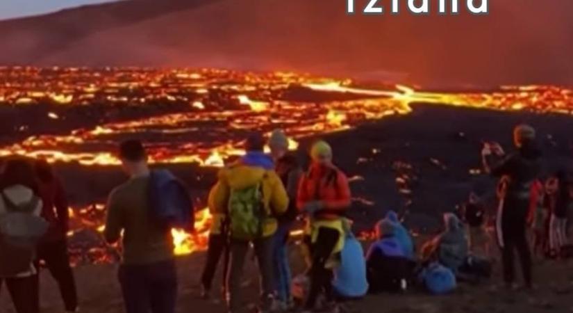 Pánik Izlandon; Óriási vulkánkitörés veszélyezteti az országot