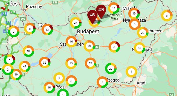Kamionbaleset történt az M1-es autópályán