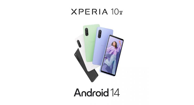 Megérkezett az Android 14 az Xperia 10 V-re