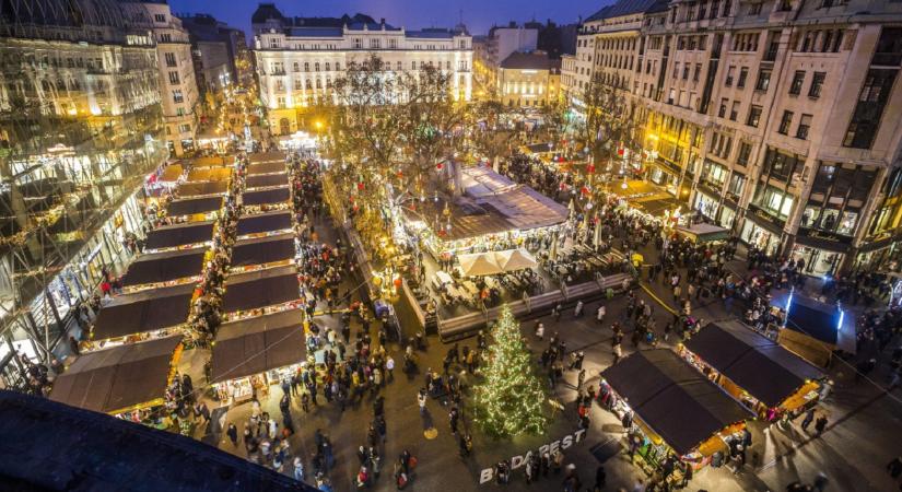 Pénteken nyit a Vörösmarty téri karácsonyi vásár