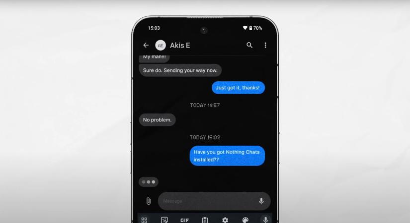 Nem vicc! A Nothing megcsinálta az iMessage-et Androidra