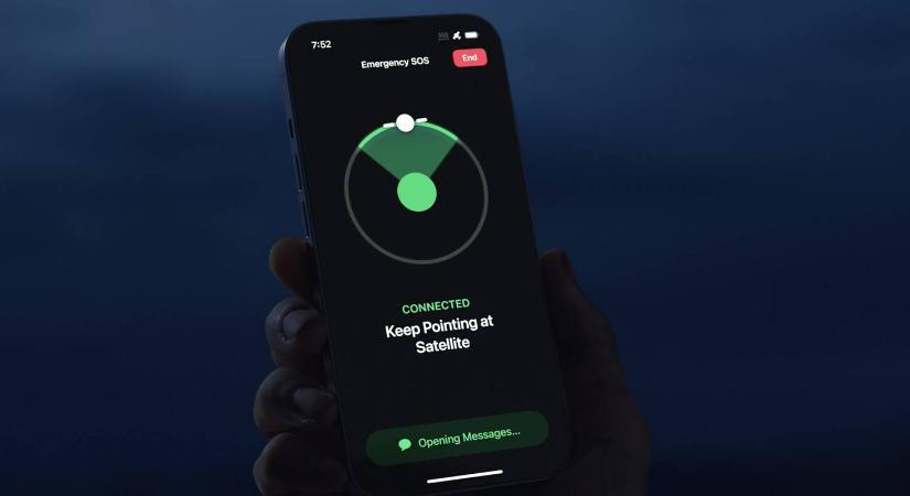 Plusz egy év műholdas kapcsolat az iPhone 14-ekhez
