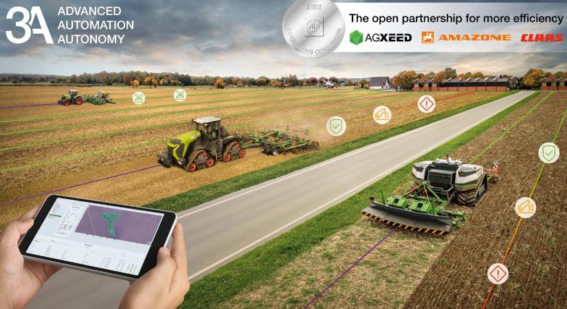 Két ezüst Agritechnica Innovációs Díj a CLAAS és a 3A részére