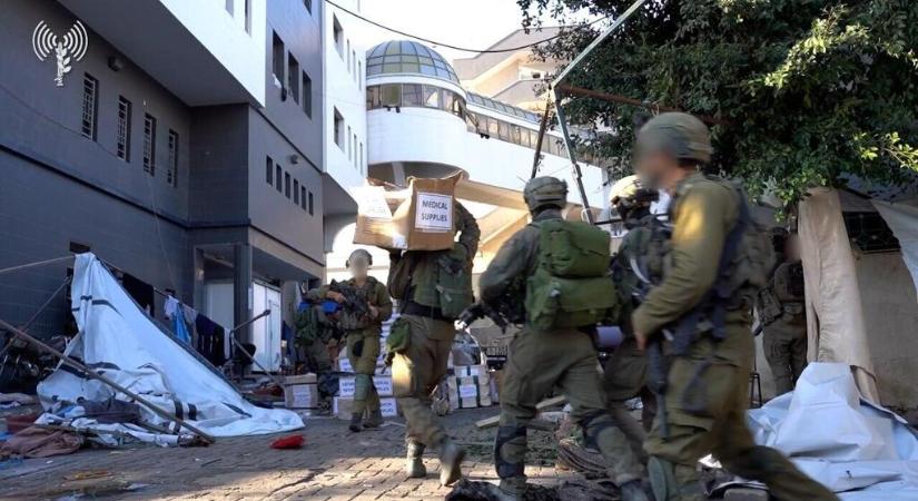 Bizonyítékok: A Hamász a legfontosabb gázai kórházat használta terrorbázisként