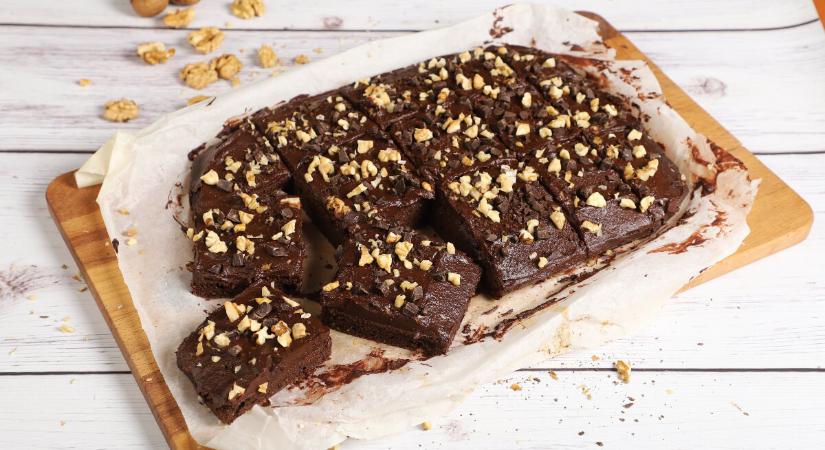 Édesburgonyás brownie