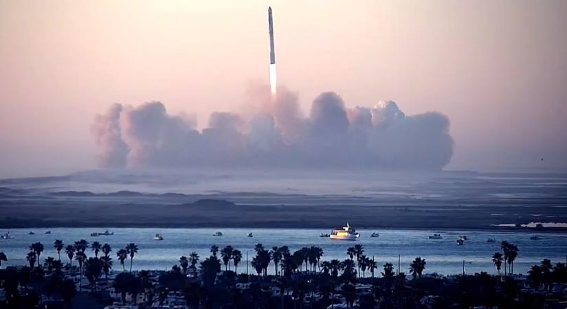 Elérte a világűrt a Starship, Elon Musk gigantikus rakétája
